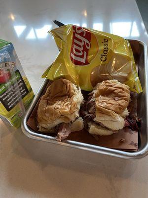 Kids pork sliders