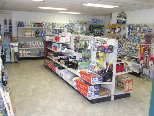 One area of our Parts and accessories store.