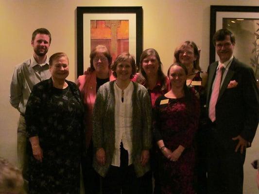 Newly installed Board of Directors for WSEA.  This was from Monday night in Brookfield.