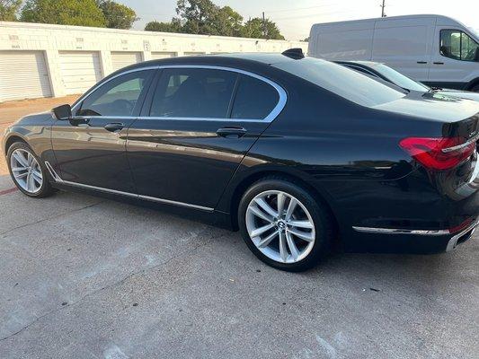 BMW 750i six year System X ceramic coating.