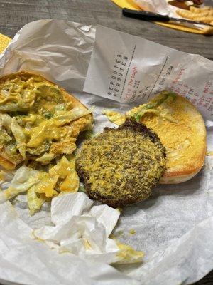 Ordered a simple hamburger for my son and they completely drenched it with mustard. Very disgusting.