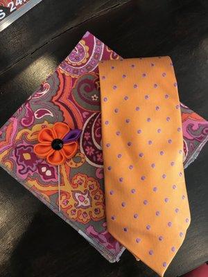 Pocket Square and Tie Set