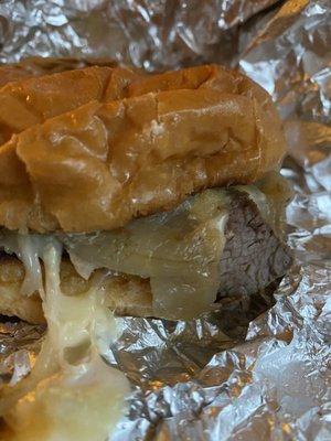 Beef ribeye sandwich