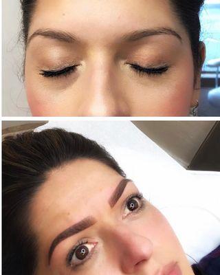 Ombré Powder Brows Natural look