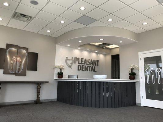 Reception of Pleasant Dental