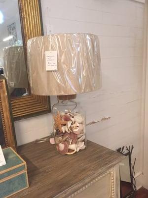 Seashell lamp!