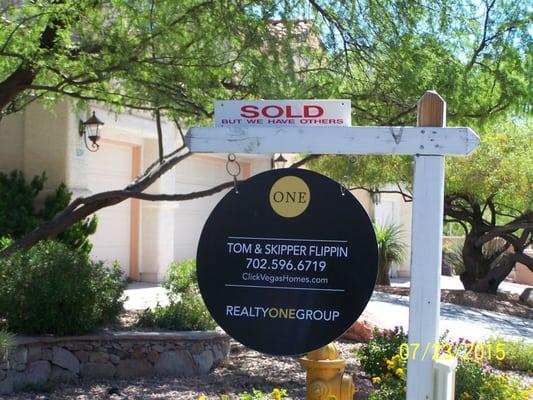 Realty One and the Flippin Team get them sold quickly!