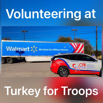 A volunteering opportunity to show thanks for our troops