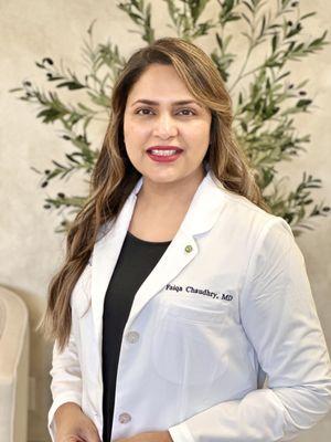 Faiqa Chaudhry, MD 
CEO & Medical Director