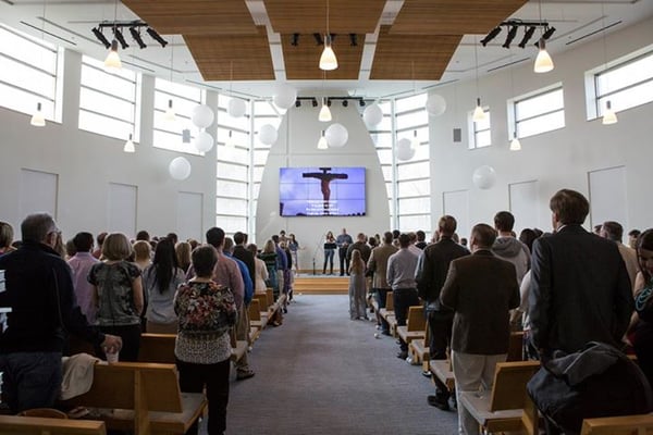 Worship in our additional Chapel space, which offers a more reflective sound and quiet atmosphere.