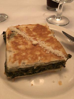 Spanakopita appetizer