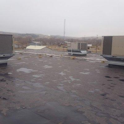 Roof replacement at the Golden Buffalo Casino