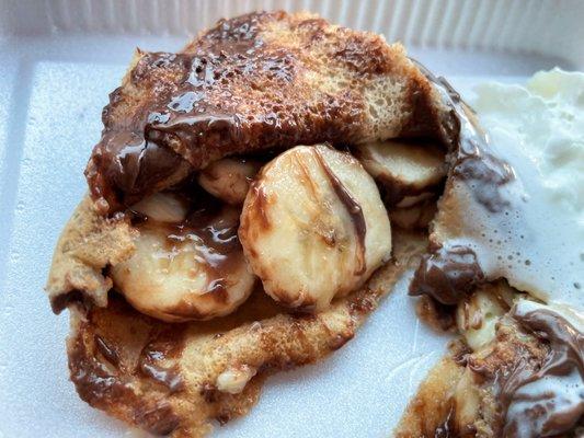 Crepe w/Banana y Nutella