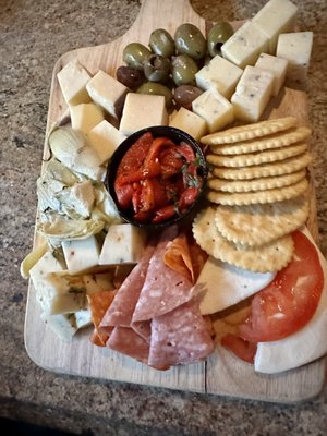 Nice cheese/meat board