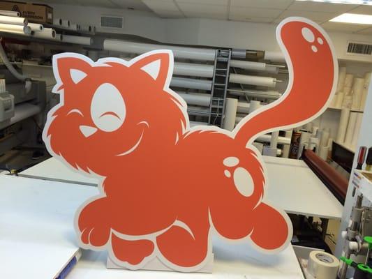 Cat cut out