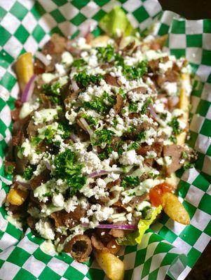 Gyro loaded fries