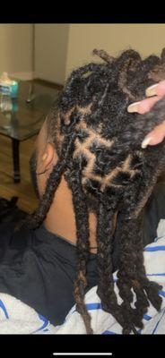 Dread Detox & and retwist after