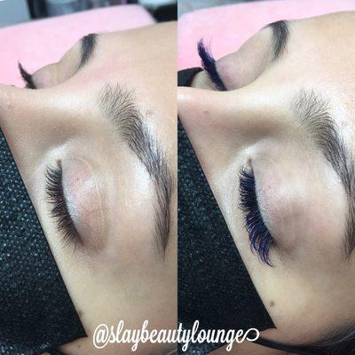 Classic Fullset + colored lashes