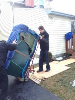 We Offer full pad moving services - for free