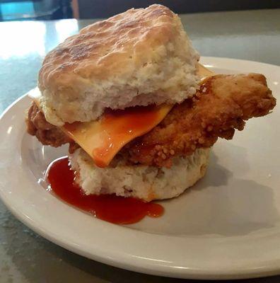 If you've never had a chicken biscuit for breakfast from Little Cafe, you're absolutely missing out!