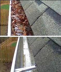 Don't let your gutters overflow/clog: We provide gutter cleaning on an as needed basis or routine scheduling.