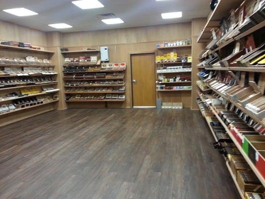 Walk-in humidor.