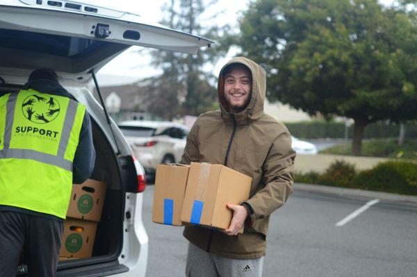 Luqman El-Bakri, Second Harvest home delivery volunteer at Muslim Community Association