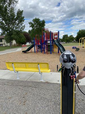 Bike repair station!