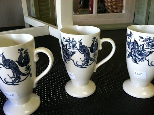 Cute mugs from Staffordshire, England, only $3!