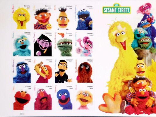 9/06/2019 Sesame Street Forever Stamps.