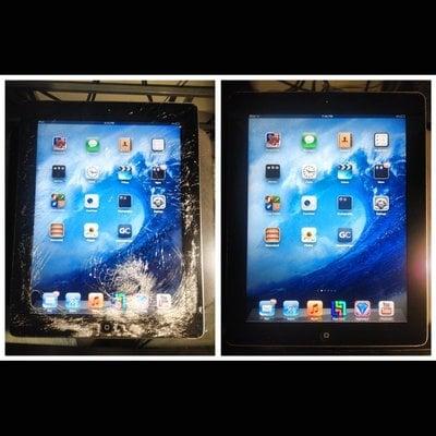 iPad 2 before/after repair