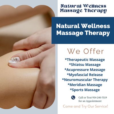 Natural Wellness Massage Therapy