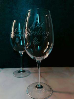 Laser Engraved Wine Glasses