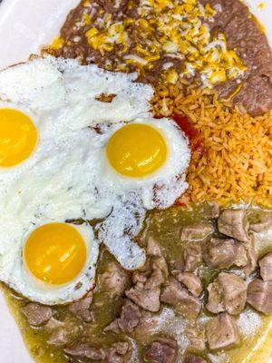 Chile Verde and Eggs