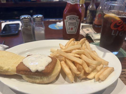 Fish slider platter. It came with two sandwiches but I forgot to take the picture