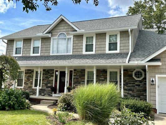 Shake Siding and Stone Veneers!