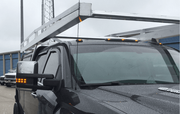 Custom Aluminum Ladder Rack installed by Northwest Truckworld in Wauconda, IL