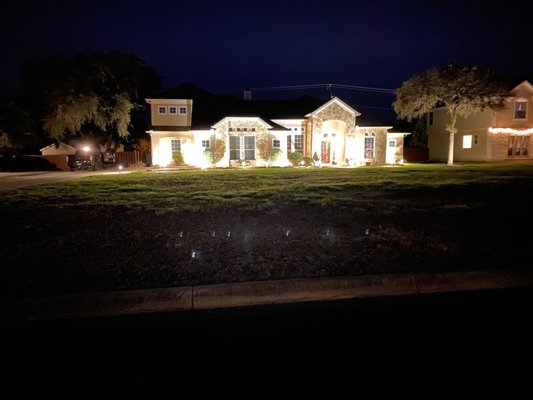 Exterior lighting job