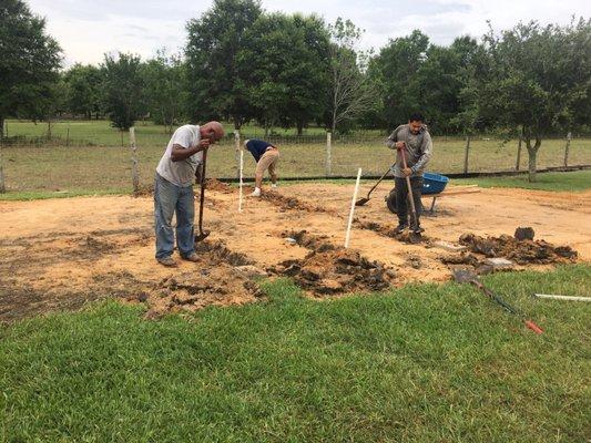 Getting started! Feeling pumped about the pool being installed this week. Francisco & his team with Pool Boyz are great. Very impressed!