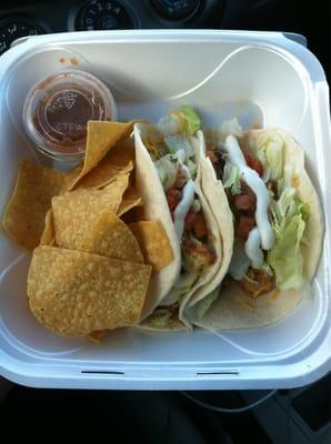 chicken tacos.