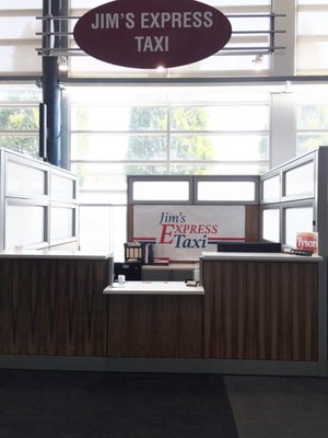 Look for the Jim's Express booth inside of XNA- Northwest Arkansas' Regional Airport!