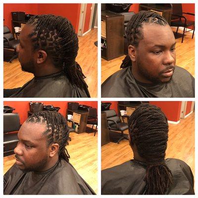 Locs Re-Twist & Style by William -Book Your Appt Via: www.StyleSeat.com/WilliamDemps