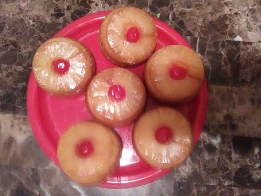 Pineapple Mini Upside Down Cakes