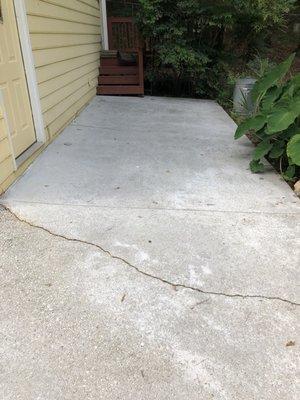 Pressure washing