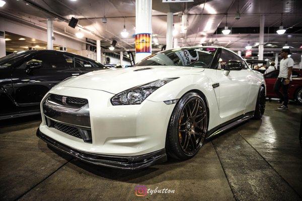 Beautiful Nissan GTR we got the chance to work on for Spocom Hawaii 2017.