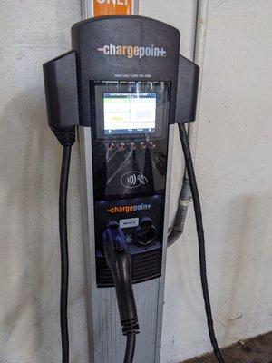 Electric car charging stations