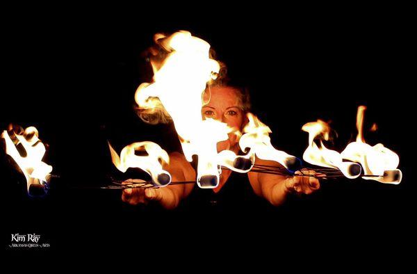 Fire performers for hire