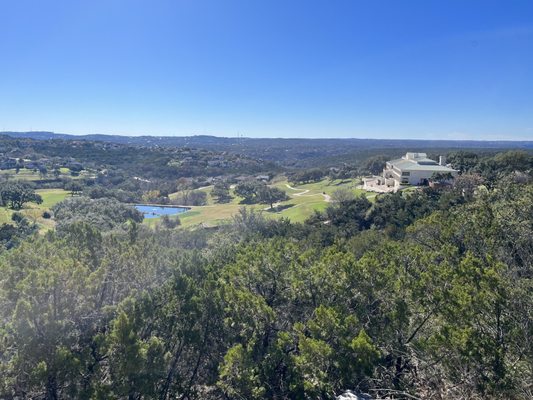 View of the Golf Course and Clubhouse.