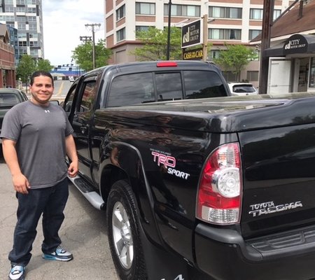 Juan just sold us his 2010 Toyota Tacoma - thanks Juan and congrats on the new house!