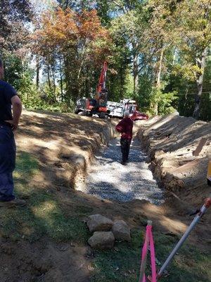 GST septic installation by Wentworth Septic LLC